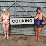 72 granny & Essex Kim fuck a dude outdoors